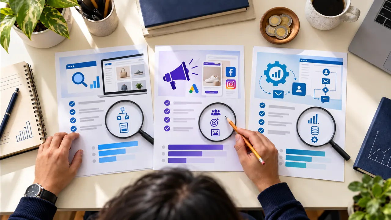 Planificación del presupuesto de marketing digital para una empresa en Ecuador.