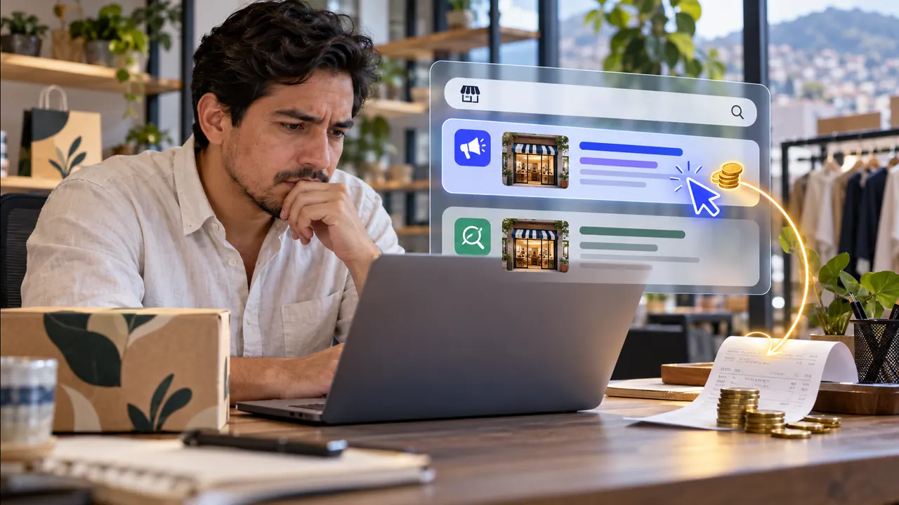 Análisis de anuncios de marca y retorno de inversión en Google Ads.